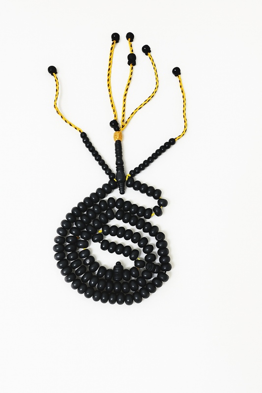 مسبحة خشب الابانوس الفريد - مسبحة خشب الملوك - ١٠٠ حبة DHIKR