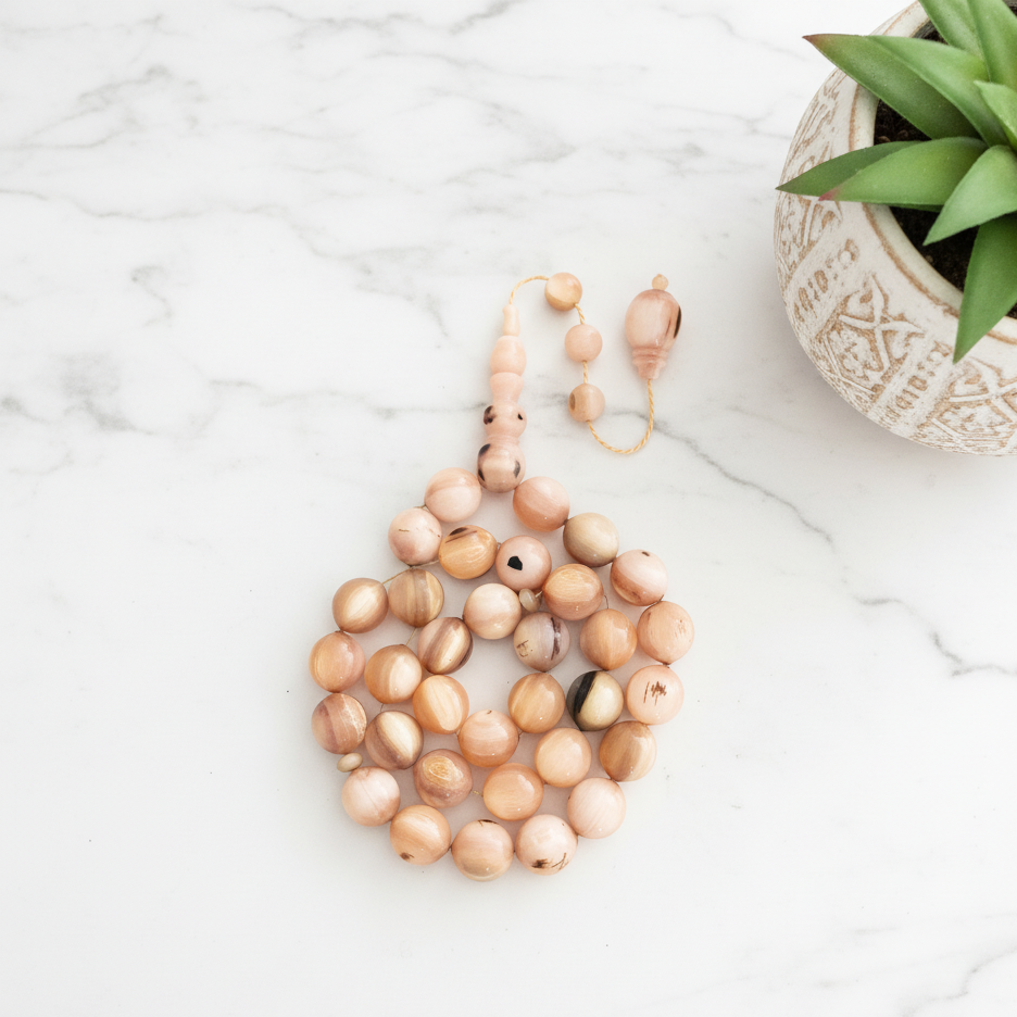 مسبحة قرن الضأن - مسبحة جبل أُحد - ٣٣ حبة DHIKR