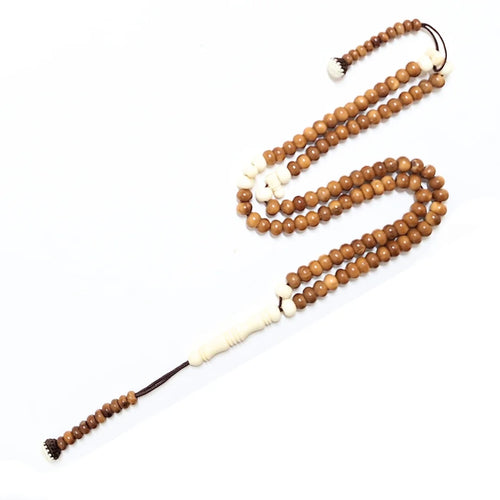 مسبحة الكوك الفريد المطعم بالعظم ٨ مل - مسبحة التراث - ١٠٠ حبة - DHIKR